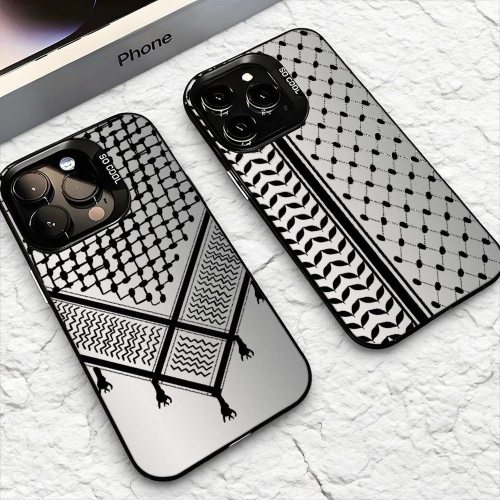 Computer Case - Casing Ponsel Keffiyeh Palestina Untuk IPhone
