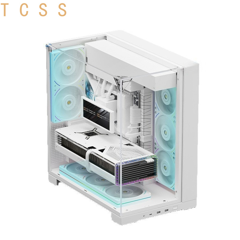 Pc Chassis - Casing PC Kaca Tempered Tiga Lapis