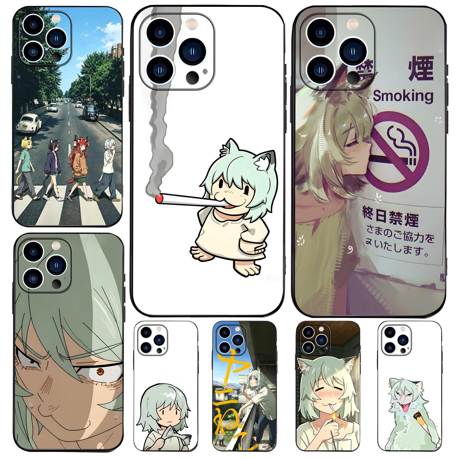 Mini Pc Case - Casing Ponsel Chainsmoker Cat Untuk iPhone17