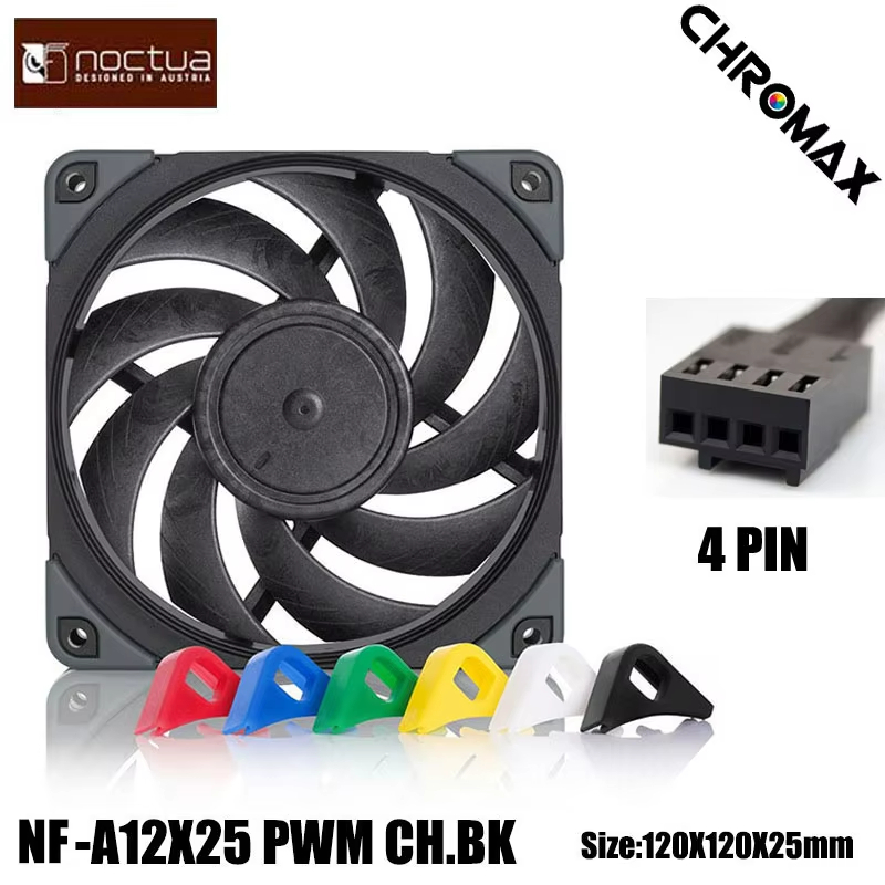 Case Fan Controller - Noctua NF-A12x25 PWM 12CM Kipas Casing