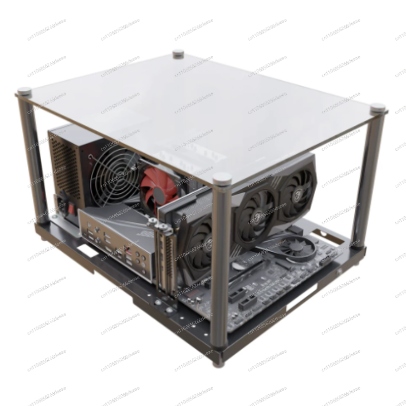 Atx Case - Casing komputer transparan penuh dengan pembuangan