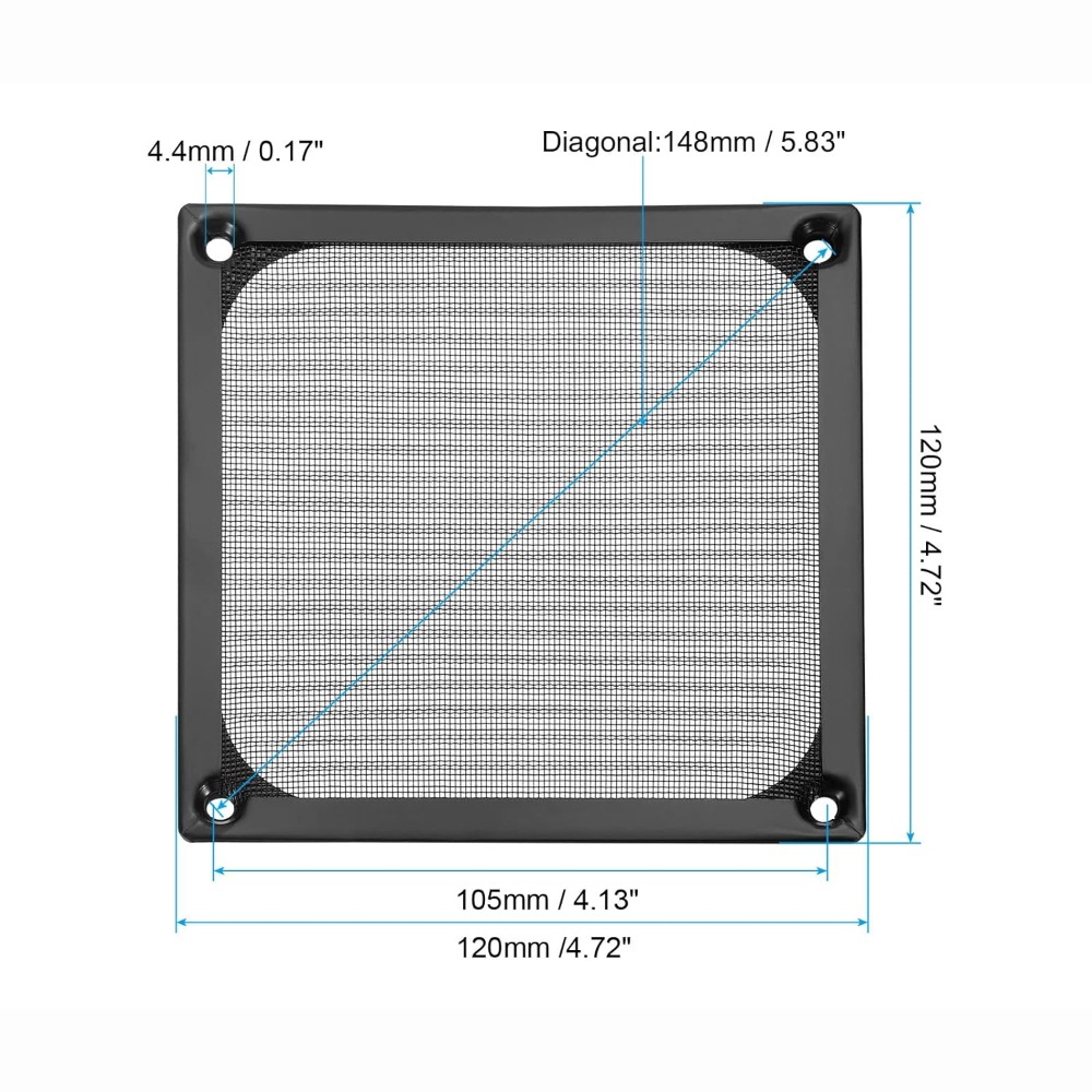 Penutup Jaring Anti Karat untu - Dust Filter Pc ulasan dan harga