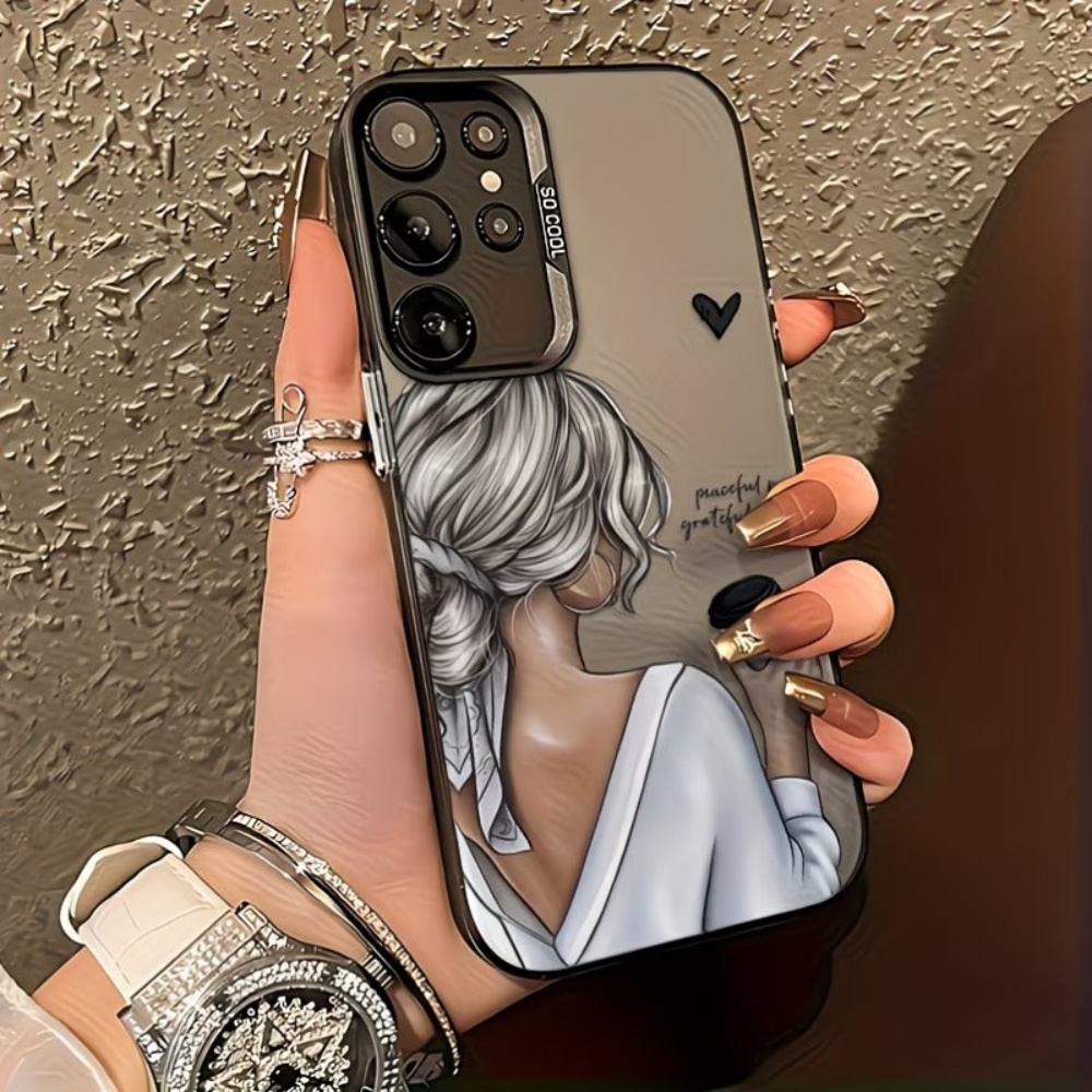 Casing Ponsel Cetak Gadis Suka - Matte Pc Case ulasan dan harga
