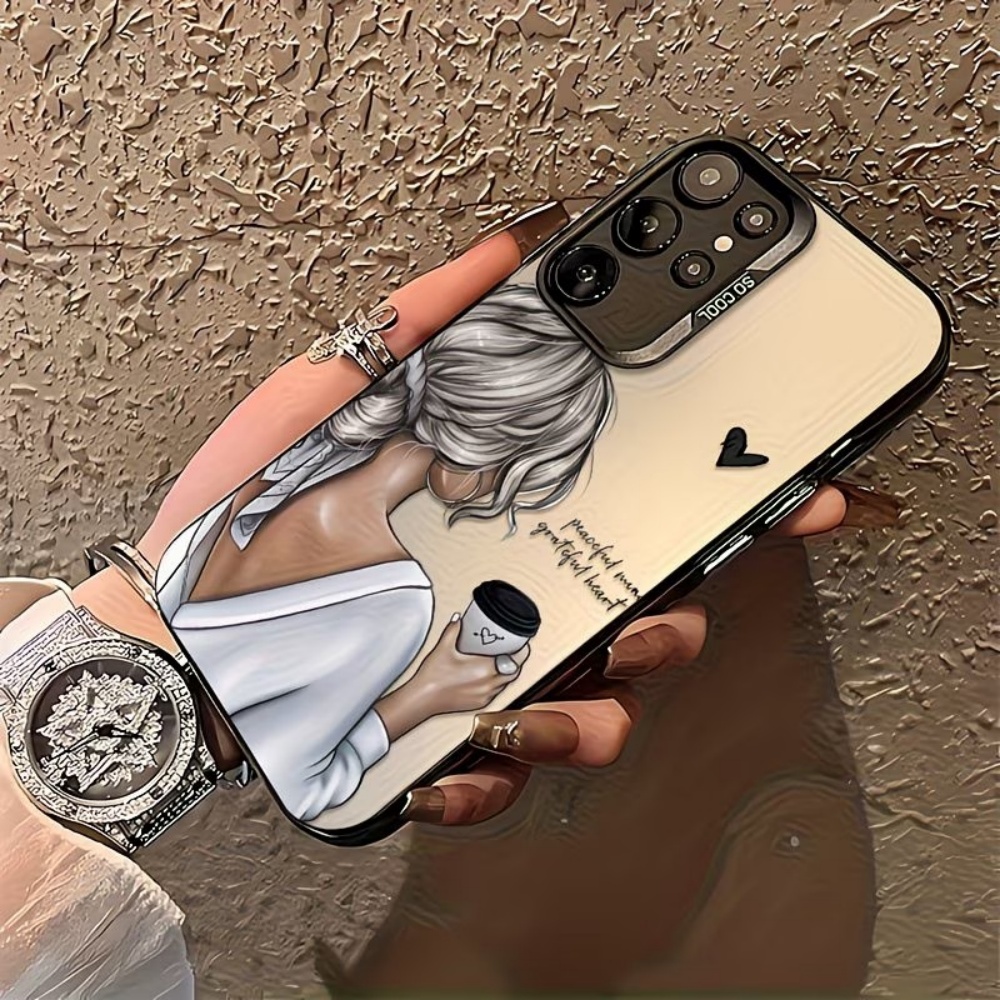 Casing Ponsel Cetak Gadis Suka - Matte Pc Case ulasan dan harga