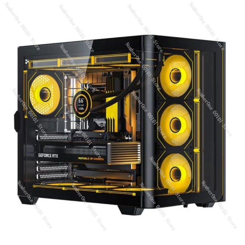Casing PC Desktop Kaca Lengkun - Pc Chassis ulasan dan harga