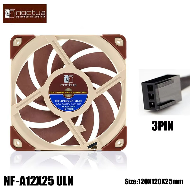 Noctua NF-A12x25 PWM 12CM Kipa - Case Fan Controller ulasan dan harga