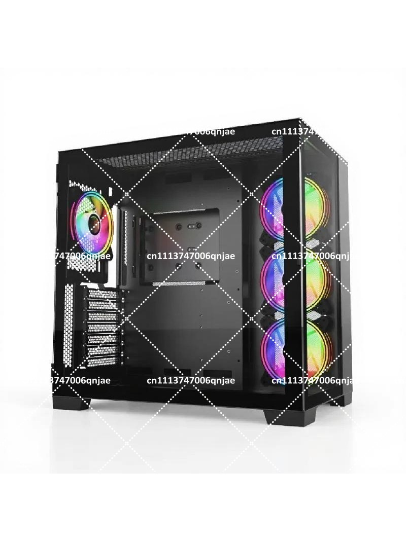 Casing PC SAMA 360mm Kaca Radi - Atx Case ulasan dan harga