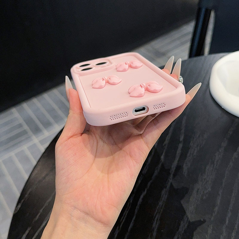 Casing Ponsel Pink Bow Tie Unt - Matte Pc Case ulasan dan harga