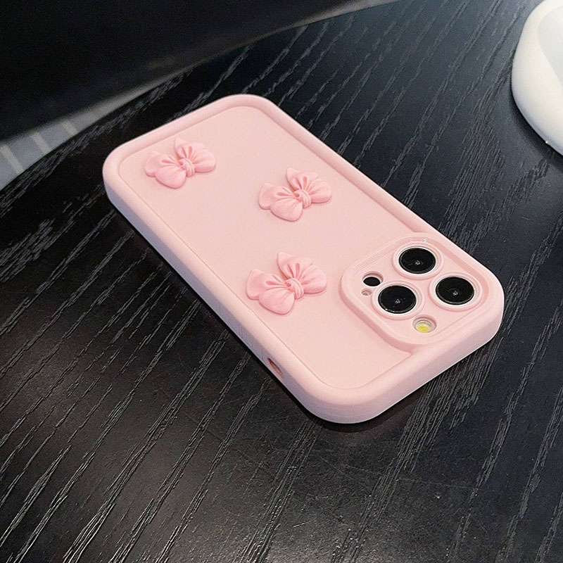 Casing Ponsel Pink Bow Tie Unt - Matte Pc Case ulasan dan harga
