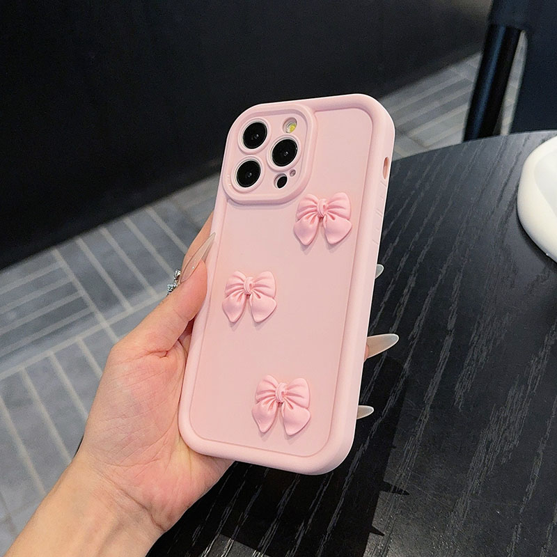 Casing Ponsel Pink Bow Tie Unt - Matte Pc Case ulasan dan harga